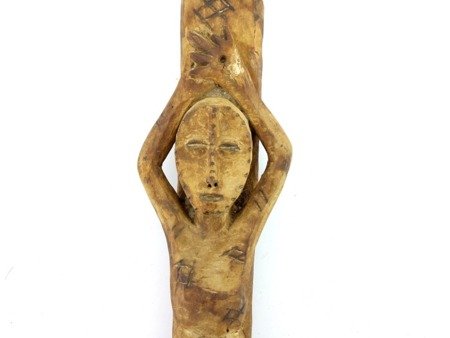 FIGURKA LEGA - CHRYSTUS (77 cm, SZTUKA AFRYKAŃSKA, KONGO)