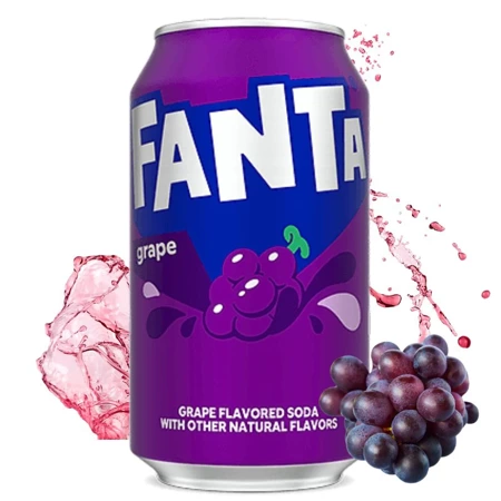 Fanta Grape, napój gazowany winogrona 355ml USA