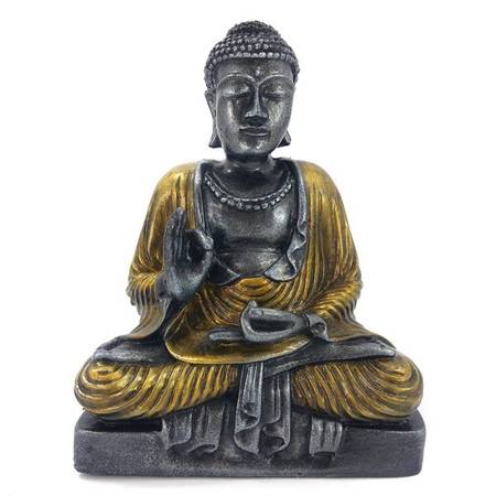 Figurka Budda Buddha złota szata 20cm Indie