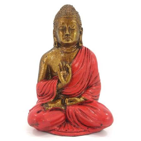 Figurka Buddy (Budda, Buddha) 9 cm czerwony