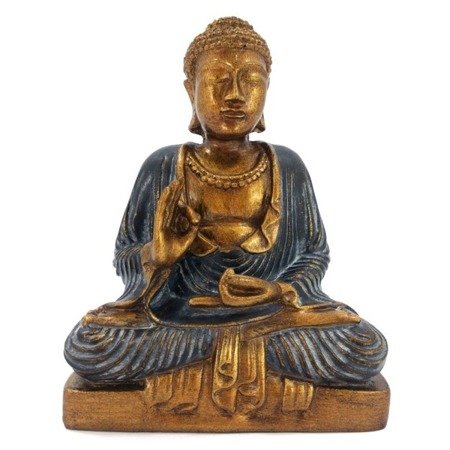 Figurka Buddy w czarnej szacie (Budda, Buddha), 20 cm