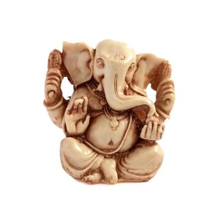 Figurka Ganesha (Ganesh Indie 10 cm kremowa)