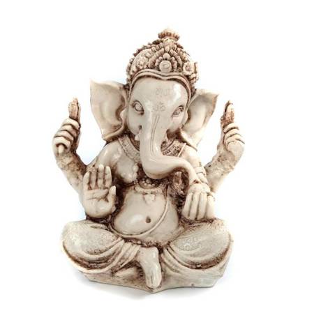 Figurka Ganesha kremowa (Ganesh) 20 cm