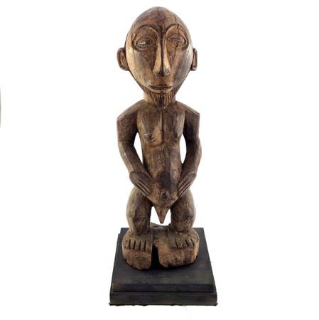 Figurka, rzeźba plemię Hemba (Figura, Kongo, sztuka Afryki, drewno)
