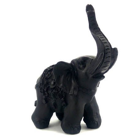 Figurka słoń czarny (11cm, Indonezja)