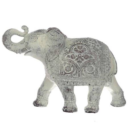 Figurka słoń tajski biały 19 cm