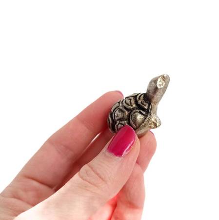 Figurka żółw metalowy 4 cm