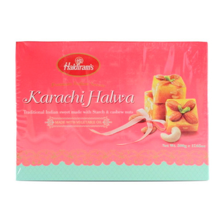 Hałwa Karachi Haldiram's, z orzechami nerkowca (Halva, Indie) 250g