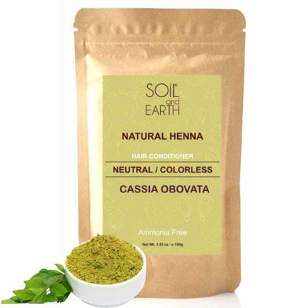 Henna do włosów odżywka indyjska CASSIA Soil & Earth 100g