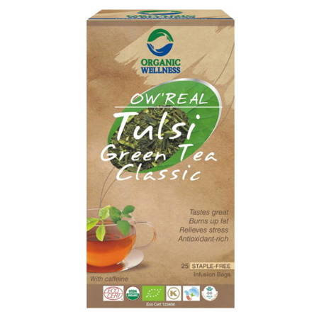Herbata Tulsi green tea 25 saszetek													
