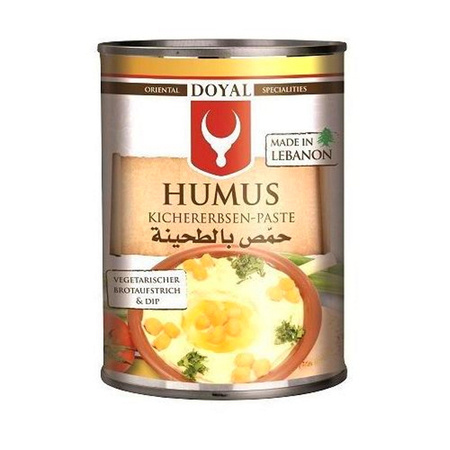 Hummus z Libanu, wegański (eko, pasta z ciecierzycy 400g)