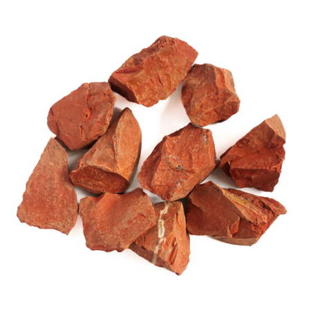 Jaspis czerwony, kamień naturalny minerał, nieoszlifowany, 3-4 cm