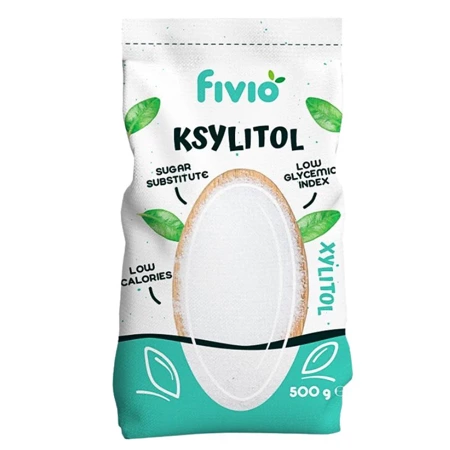 KSYLITOL FIŃSKI CUKIER BRZOZOWY CZYSTY 500G