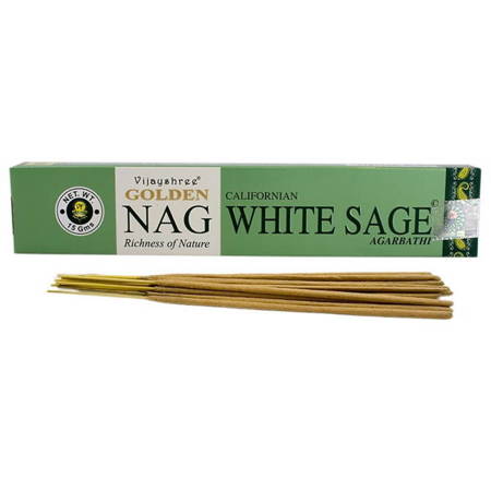 Kadzidła Golden Nag Biała szałwia 15g (white sage, kadzidełka)