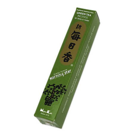 Kadzidła patyczkowe Morning Star Green Tea Zielona Herbata kadzidełka 20 g