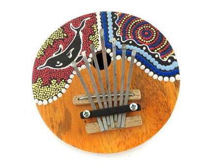 Kalimba etniczny instrument (karimba, drewniany, kokos)