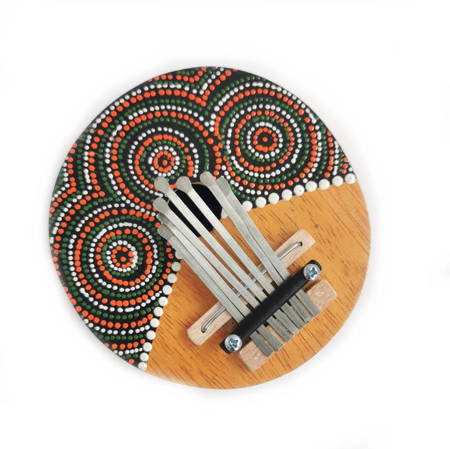 Kalimba instrument etniczny (drewniany, kokos)
