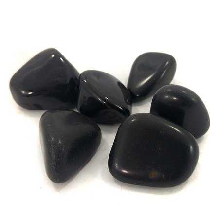 Kamień czarny turmalin, szlifowany (kamienie naturalne) 