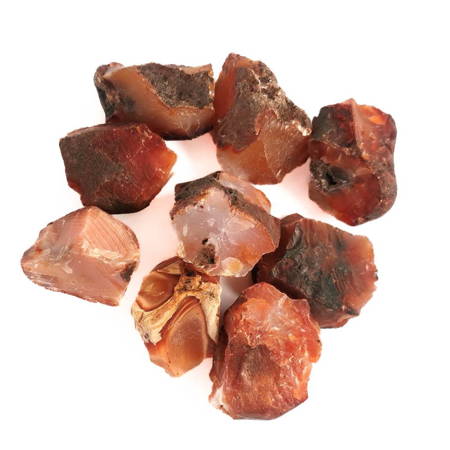 Karneol, kamień naturalny, minerał nieoszlifowany, (2-3 cm,1 sztuka)
