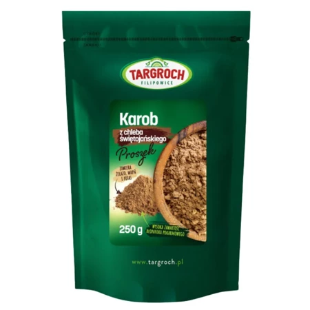 Karob w proszku zamiennik kakao 250g Targroch