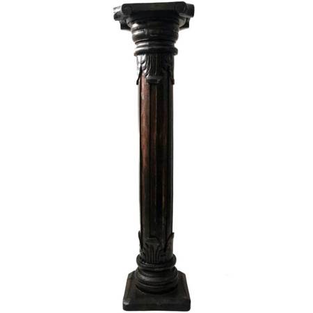 Kolumna drewniana rzeźbiona (kwietnik, postument, filar 100cm)