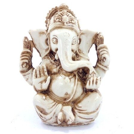 Kremowa figurka Ganesha (Ganesh 10 cm) 