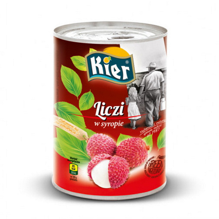 Liczi w lekkim syropie, Lychee Kier 565g 