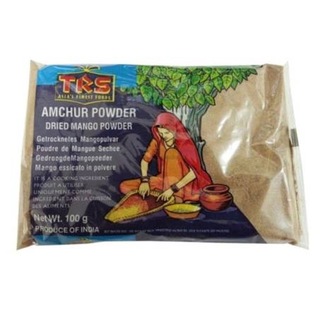 Mango w proszku TRS amchur przyprawa dodatek kuchnia indyjska do past zup curry 100 g