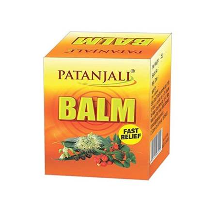 Maść Pantanjali Balm, na bóle głowy i przeziębienia (Ajurweda 25g)