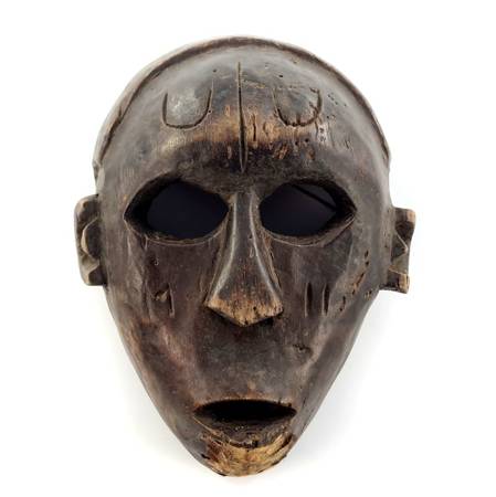 Maska plemię Kwami (Sztuka Afryki, Kongo, drewno, rękodzieło)