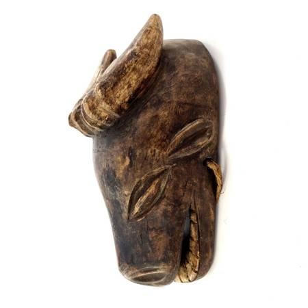 Maska plemienia Tabwa (Afryka, sztuka Kongo, rzeźba, drewno)