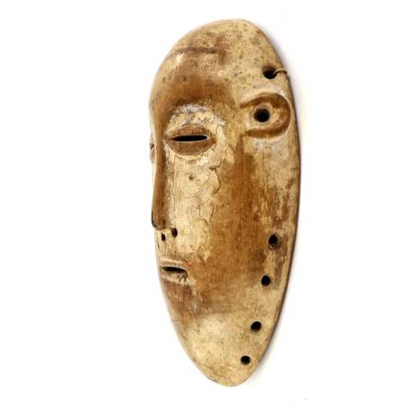 Maska z plemienia Lega (Kongo, sztuka Afryki, drewno)