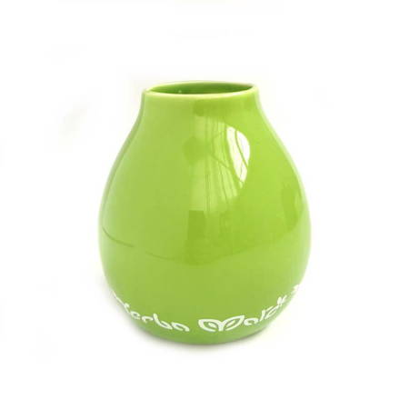 Matero Luka zielone ceramiczne (Yerba Mate, 350ml)