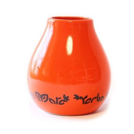 Matero ceramiczne Luka pomarańczowe (yerba mate) 350 ml 
