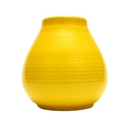 Matero ceramiczne Pera, żółte (Yerba mate) 300 ml 
