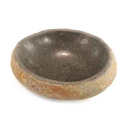 Misa kamienna, bazaltowa okrągła (kamień, bazalt, 25x23cm) 