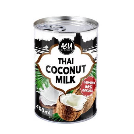 Mleczko kokosowe 17-19% 400 ML (mleko w puszce, Asia Kitchen, kuchnia azjatycka)