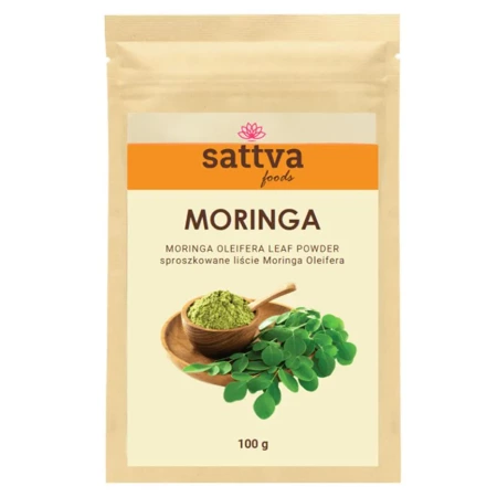 Moringa proszek Sattva Foods suplement diety 100g