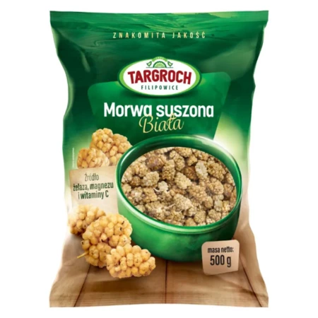 Morwa biała suszona owoc morwy 500g Targroch