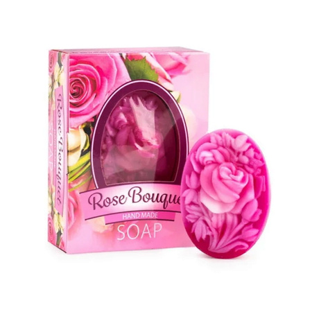 Mydło różane, ręcznie robione glicerynowe Rose Bouquet 50g