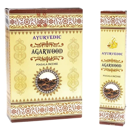 Naturalne kadzidła drzewo agarowe, Ayurvedic Masala Agarwood, Indie