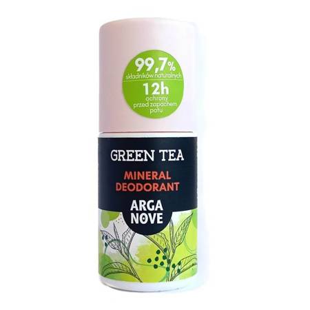 Naturalny dezodorant mineralny argnanove roll on zielona herbata 50 ml