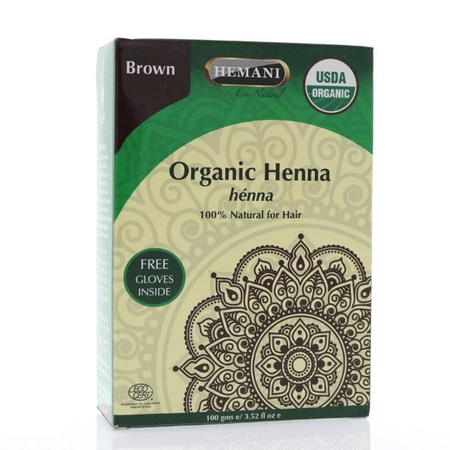 ORGANICZNA FARBA, WŁOSY BRĄZOWE (HENNA) ECOCERT