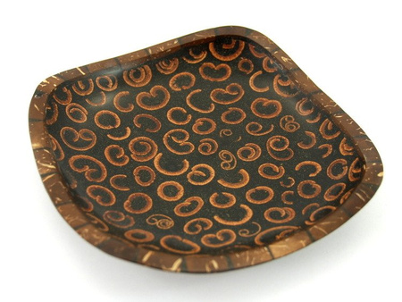 ORIENTALNY TALERZYK (PATERA 15X15 CM, INDIE, CYNAMON)