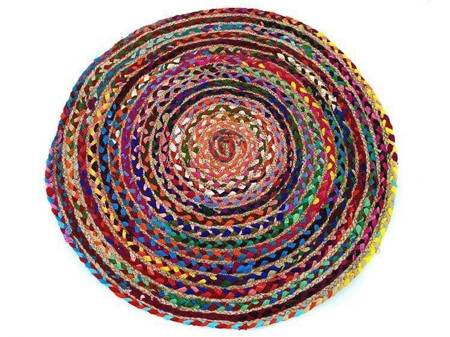 Okrągły orientalny dywan 60cm (Indie)