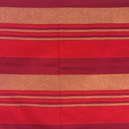 Orientalna narzuta kerala odcienie czerwieni z kremowym paskiem (kapa,150x225)