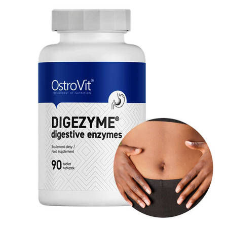 OstroVit Digezyme Enzymy trawienne (suplement diety, 90 tabletek)