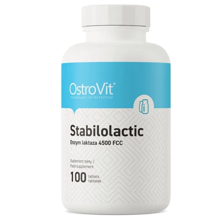 OstroVit Stabilolactic suplement diety enzym laktaza 100 tabl.