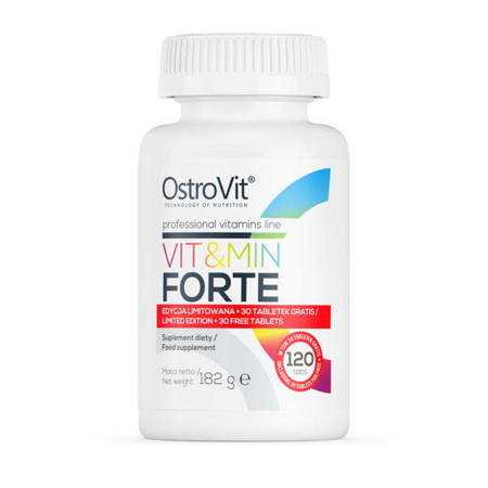 OstroVit Vit&Min Forte (witaminy i minerały, suplement diety, 120 tabl.)
