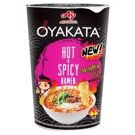 Oyakata Ramen Hot&Spicy, ostra zupa instant zupka chińska, błyskawiczna